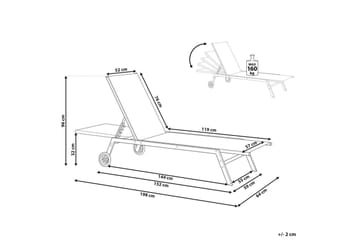 Solseng Levanzo - Hagemøbler & utemiljø - Stoler & Lenestoler - Solsenger & solvogner