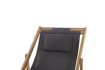 Solseng sett med 2 Avellino - Grå, lyst tre, flerfarget - Hagemøbler & utemiljø - Stoler & Lenestoler - Solstoler