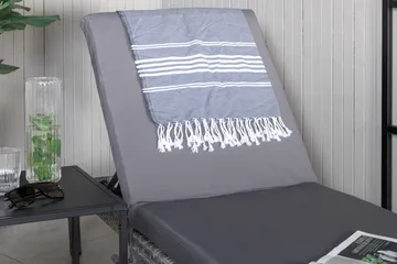 Bilbao Solseng med Pute - Grå - Hagemøbler & utemiljø - Stoler & Lenestoler - Solsenger & solvogner