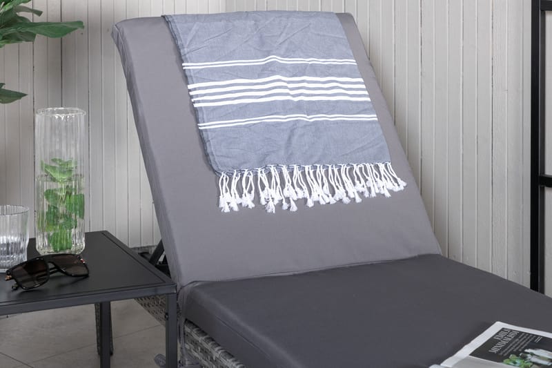 Bilbao Solseng med Pute - Grå - Hagemøbler & utemiljø - Stoler & Lenestoler - Solsenger & solvogner