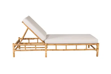 Cane Solseng m Pute - Brun/Lys grå - Hagemøbler & utemiljø - Stoler & Lenestoler - Solsenger & solvogner