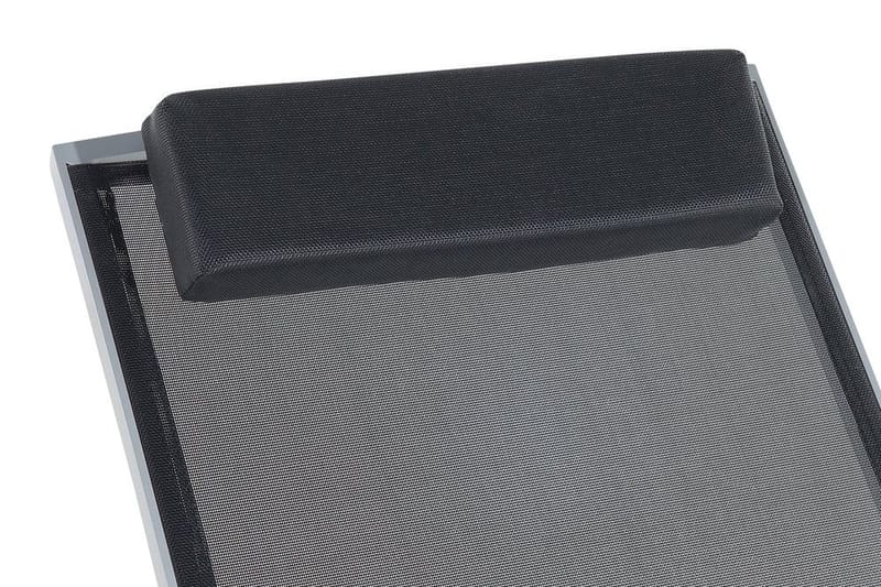 Catania Ii Solseng 66 | 190 cm - Svart - Hagemøbler & utemiljø - Stoler & Lenestoler - Solsenger & solvogner