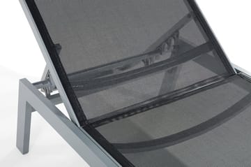 Catania Ii Solseng 66 | 190 cm - Svart - Hagemøbler & utemiljø - Stoler & Lenestoler - Solsenger & solvogner