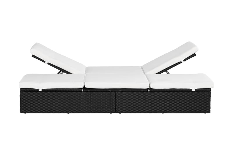 Dobbel Solseng Ochovi Justerbar - Svart/Hvit - Hagemøbler & utemiljø - Stoler & Lenestoler - Solsenger & solvogner