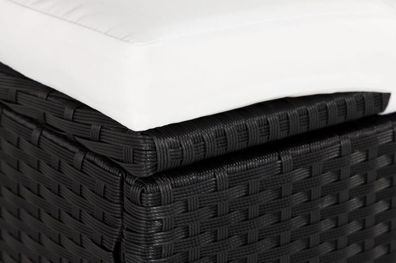 Dobbel Solseng Ochovi Justerbar - Svart/Hvit - Hagemøbler & utemiljø - Stoler & Lenestoler - Solsenger & solvogner