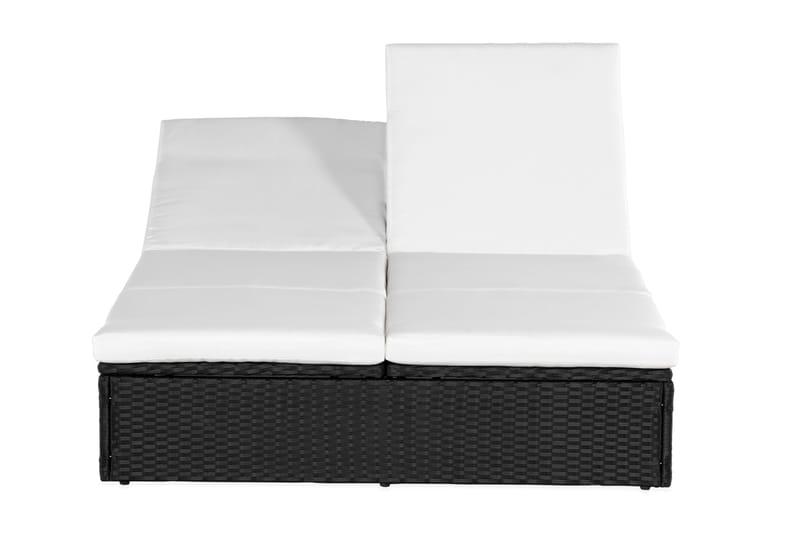 Dobbel Solseng Ochovi Justerbar - Svart/Hvit - Hagemøbler & utemiljø - Stoler & Lenestoler - Solsenger & solvogner