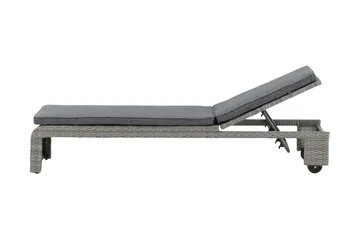 London Solseng - Grå - Hagemøbler & utemiljø - Stoler & Lenestoler - Solsenger & solvogner