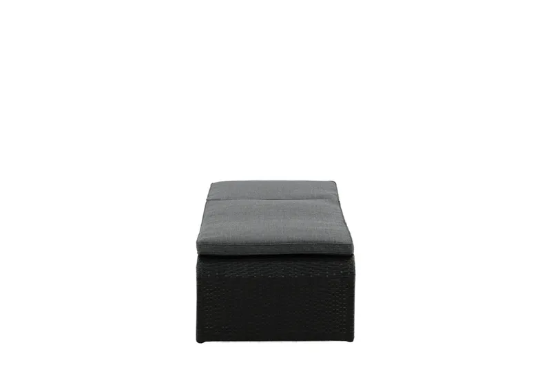 London Solseng Svart - Venture Home - Hagemøbler & utemiljø - Stoler & Lenestoler - Solsenger & solvogner