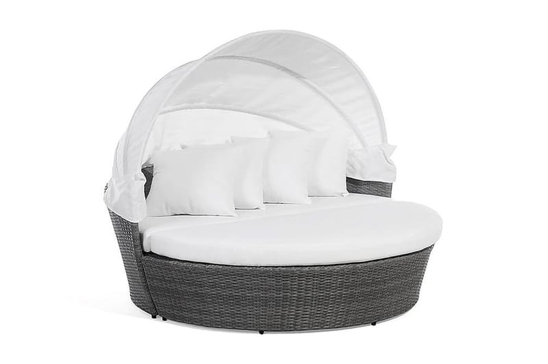 Lu| Solseng 150|158 Cm - Grå - Hagemøbler & utemiljø - Loungemøbler - Solseng