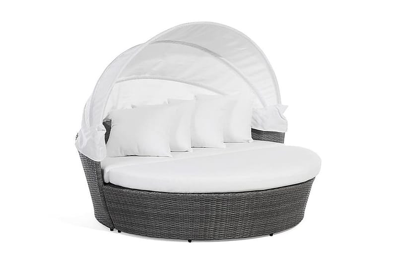 Lu| Solseng 150|158 Cm - Grå - Hagemøbler & utemiljø - Loungemøbler - Solseng