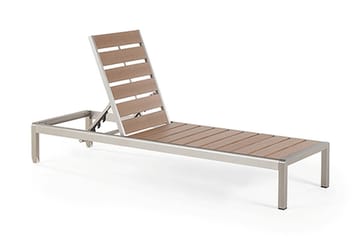 Nardo Solseng 64 | 93 cm - Tre / Natur - Hagemøbler & utemiljø - Stoler & Lenestoler - Solsenger & solvogner
