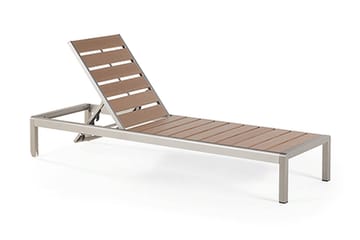 Nardo Solseng 64 | 93 cm - Tre / Natur - Hagemøbler & utemiljø - Stoler & Lenestoler - Solsenger & solvogner