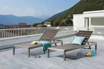 Nardo Solseng 64|198 Cm - Brun - Hagemøbler & utemiljø - Stoler & Lenestoler - Solsenger & solvogner