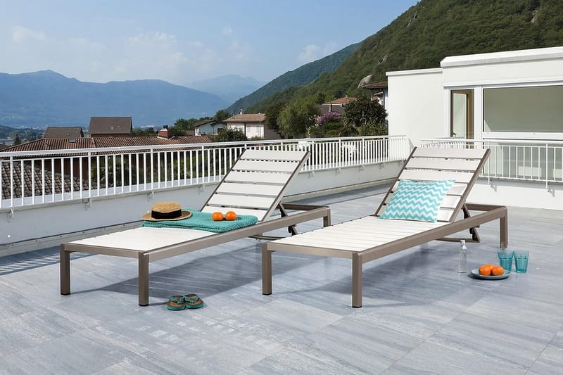 Nardo Solseng 64|198 Cm - Brun - Hagemøbler & utemiljø - Stoler & Lenestoler - Solsenger & solvogner