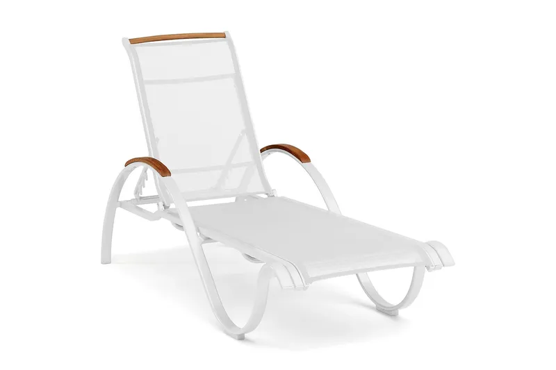 Nydala Solseng, Hvit/Teak