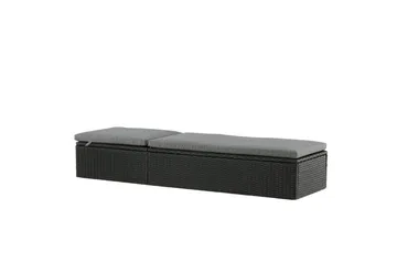 Quad Solseng - Svart - Hagemøbler & utemiljø - Stoler & Lenestoler - Solsenger & solvogner