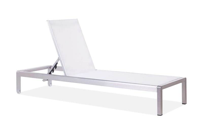 Solseng Solarolo 198 cm - Hvit - Hagemøbler & utemiljø - Stoler & Lenestoler - Solsenger & solvogner