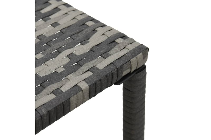 Solsenger med bord polyrotting antrasitt - Solsenger & solvogner