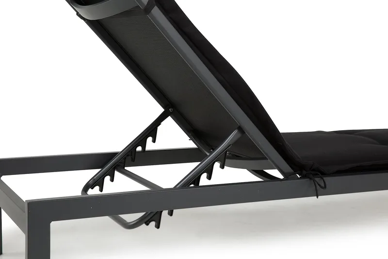 Tunis Solseng - Svart - Hagemøbler & utemiljø - Stoler & Lenestoler - Solsenger & solvogner