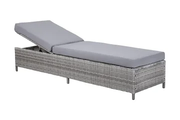 Turin Ii Solseng 65|201 Cm - Svart - Hagemøbler & utemiljø - Loungemøbler - Solseng