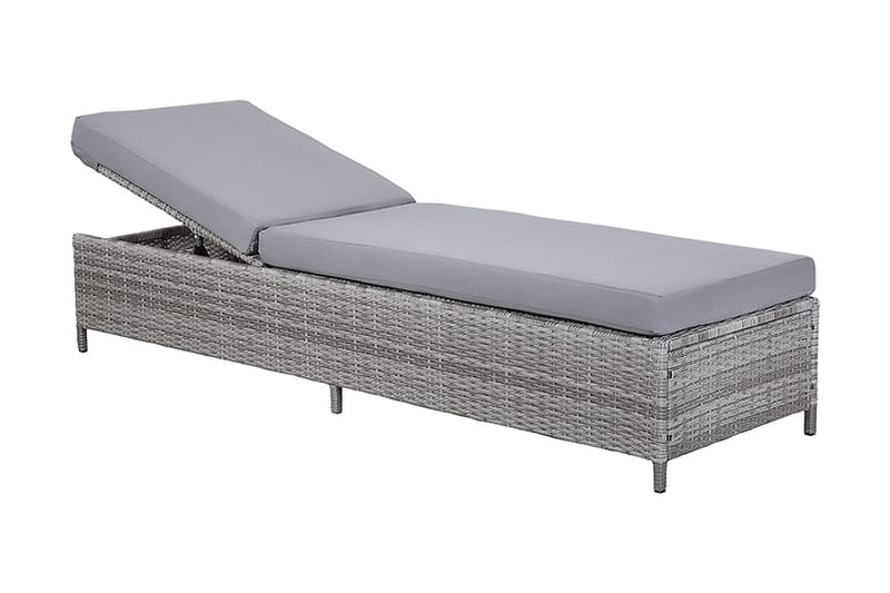 Turin Ii Solseng 65|201 Cm - Svart - Hagemøbler & utemiljø - Loungemøbler - Solseng