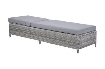 Turin Ii Solseng 65|201 Cm - Svart - Hagemøbler & utemiljø - Loungemøbler - Solseng