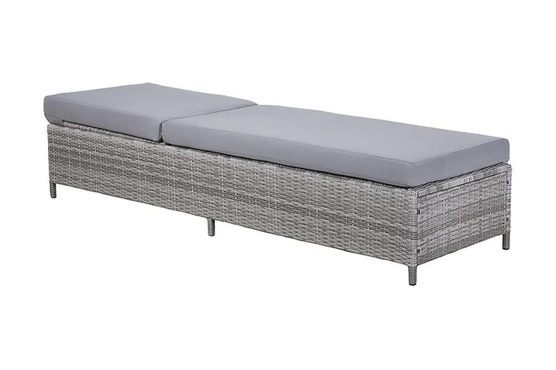 Turin Ii Solseng 65|201 Cm - Svart - Hagemøbler & utemiljø - Loungemøbler - Solseng