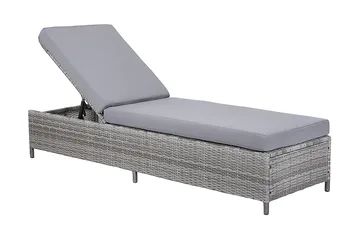 Turin Ii Solseng 65|201 Cm - Svart - Hagemøbler & utemiljø - Loungemøbler - Solseng