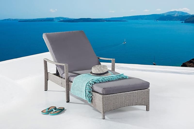 Vasto Solseng 60,5|192 Cm - Brun - Hagemøbler & utemiljø - Stoler & Lenestoler - Solsenger & solvogner