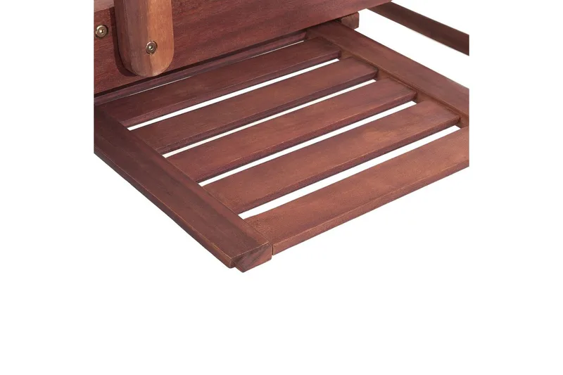 Solseng Toscana - Mørkt tre, blå, beige - Hagemøbler & utemiljø - Stoler & Lenestoler - Solsenger & solvogner