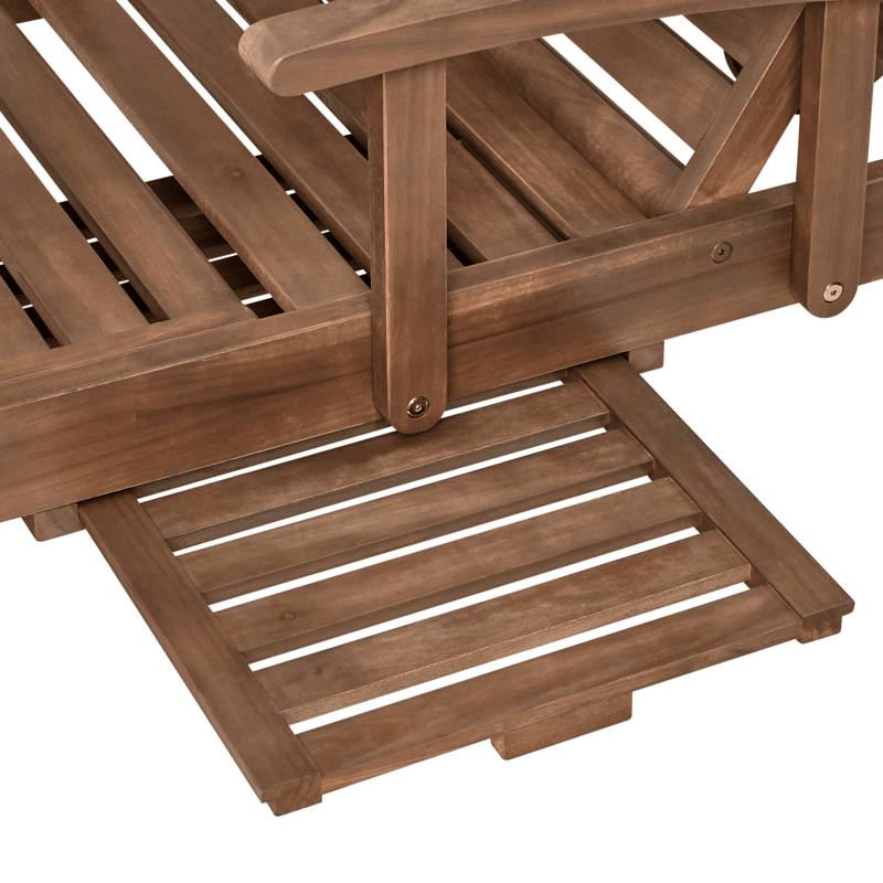 Solseng utendørs Amantea akasietre - Brun - Hagemøbler & utemiljø - Stoler & Lenestoler - Solsenger & solvogner