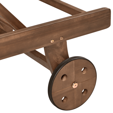 Solseng utendørs Amantea akasietre - Brun - Hagemøbler & utemiljø - Stoler & Lenestoler - Solsenger & solvogner