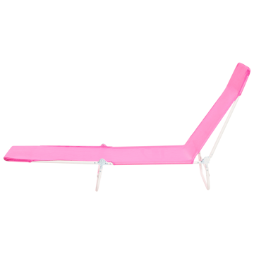 Solseng utendørs Kastoria Stål - Rosa/Hvit - Hagemøbler & utemiljø - Stoler & Lenestoler - Solsenger & solvogner