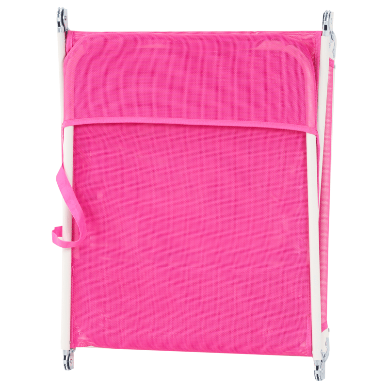 Solseng utendørs Kastoria Stål - Rosa/Hvit - Hagemøbler & utemiljø - Stoler & Lenestoler - Solsenger & solvogner