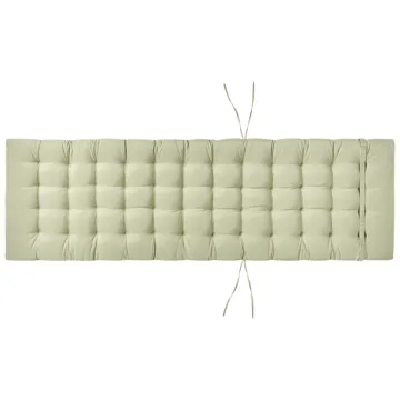 Solseng utendørs med pute Cesana Premium akasietre - Brun/Grønn - Hagemøbler & utemiljø - Stoler & Lenestoler - Solsenger & solvogner