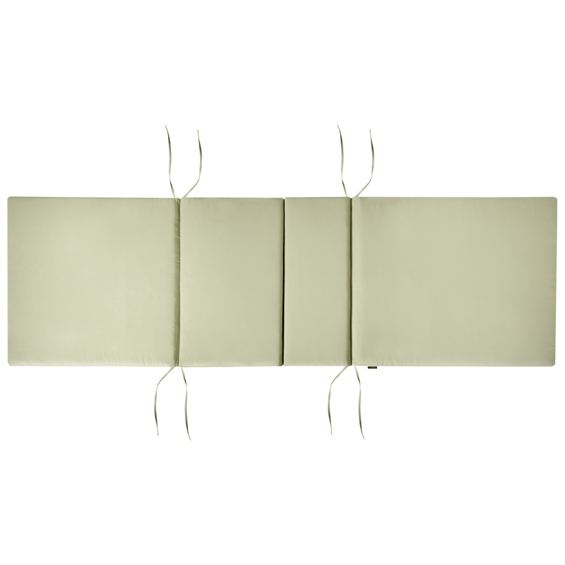 Solseng utendørs med pute Amantea Premium akasietre - Brun/Grønn - Hagemøbler & utemiljø - Stoler & Lenestoler - Solsenger & solvogner