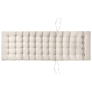 Solseng utendørs med pute Cesana Premium akasietre - Brun/Beige - Hagemøbler & utemiljø - Stoler & Lenestoler - Solsenger & solvogner