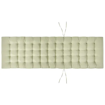 Solseng utendørs med pute Cesana Premium akasietre - Brun/Grønn - Hagemøbler & utemiljø - Stoler & Lenestoler - Solsenger & solvogner