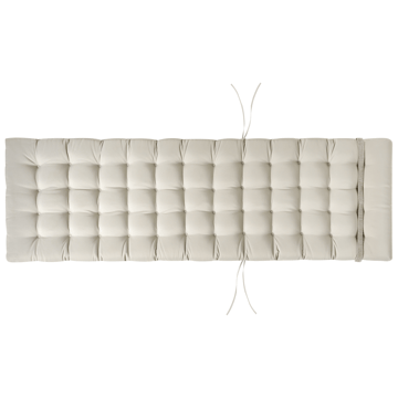 Solseng utendørs med pute Cesana Premium akasietre - Brun/Beige - Hagemøbler & utemiljø - Stoler & Lenestoler - Solsenger & solvogner