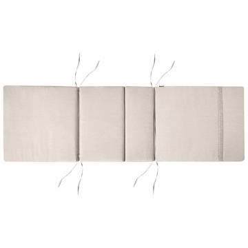 Solseng utendørs med pute Java Premium akasietre - Brun/Lys beige - Hagemøbler & utemiljø - Stoler & Lenestoler - Solsenger & solvogner