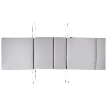 Solseng utendørs med pute Java Premium akasietre - Brun/lysegrå - Hagemøbler & utemiljø - Stoler & Lenestoler - Solsenger & solvogner