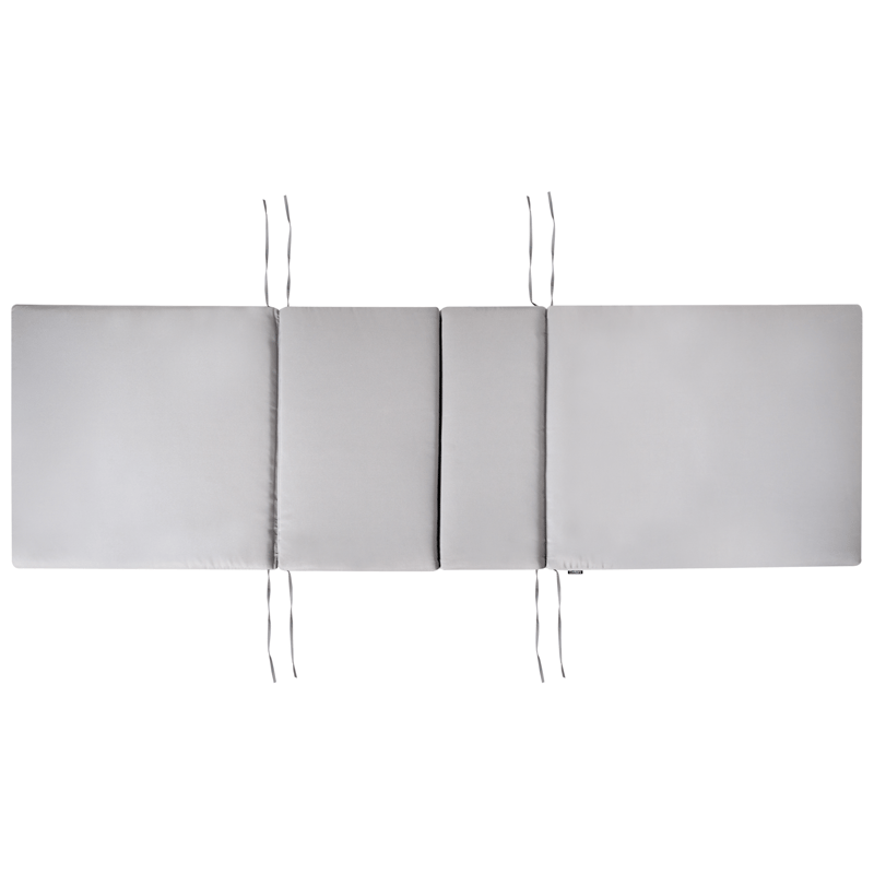 Solseng utendørs med pute Amantea Premium akasietre - Brun/lysegrå - Hagemøbler & utemiljø - Stoler & Lenestoler - Solsenger & solvogner