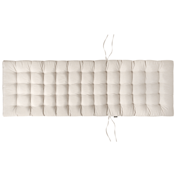 Solseng utendørs med pute Cesana Premium akasietre - Brun/Beige - Hagemøbler & utemiljø - Stoler & Lenestoler - Solsenger & solvogner