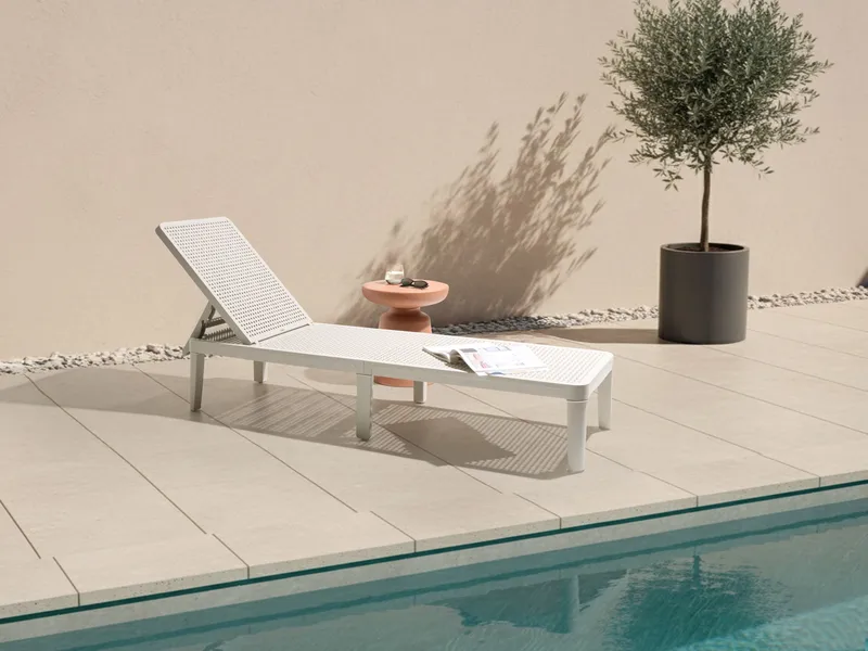 Solseng utendørs Ossimo, Grå