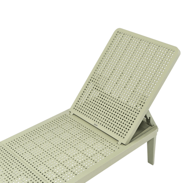 Solseng utendørs Ossimo - Grønn - Hagemøbler & utemiljø - Stoler & Lenestoler - Solstoler