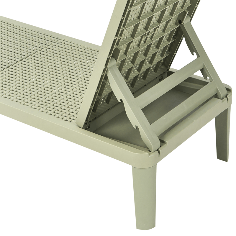 Solseng utendørs Ossimo - Grønn - Hagemøbler & utemiljø - Stoler & Lenestoler - Solstoler