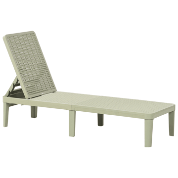 Solseng utendørs Ossimo - Grønn - Hagemøbler & utemiljø - Stoler & Lenestoler - Solstoler