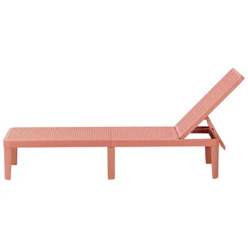 Solseng utendørs Ossimo - Rød - Hagemøbler & utemiljø - Stoler & Lenestoler - Solstoler