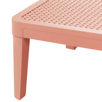 Solseng utendørs Ossimo - Rød - Hagemøbler & utemiljø - Stoler & Lenestoler - Solstoler