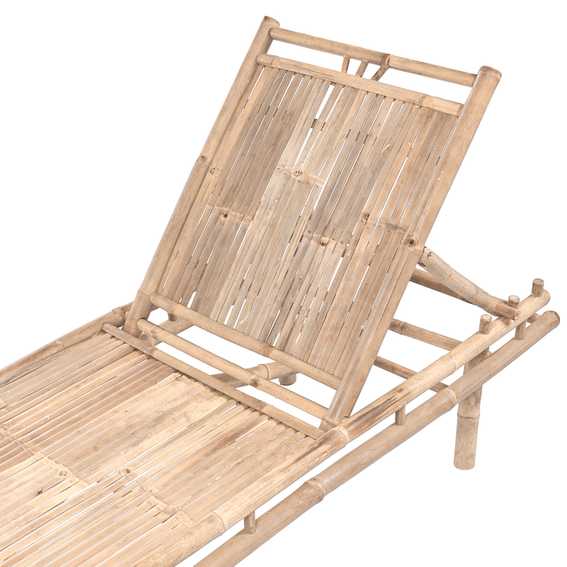 Solseng utendørs Sulmona bambustre - Brun - Hagemøbler & utemiljø - Stoler & Lenestoler - Solsenger & solvogner